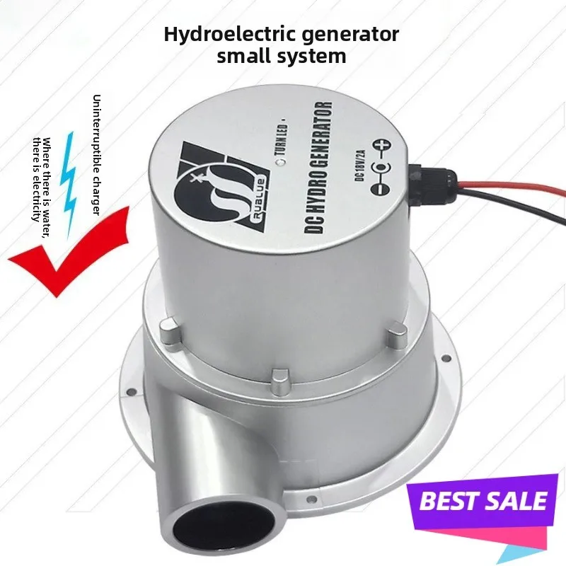 Micro Water Turbine Generator Portable 12V 24V High Efficiency DC for Outdoor Use