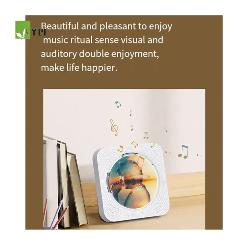 

AY14 -Portable CD Player KC-718 - Bluetooth, Dual Speakers, FM Radio, USB, Headphone Mode, Stereo Sound