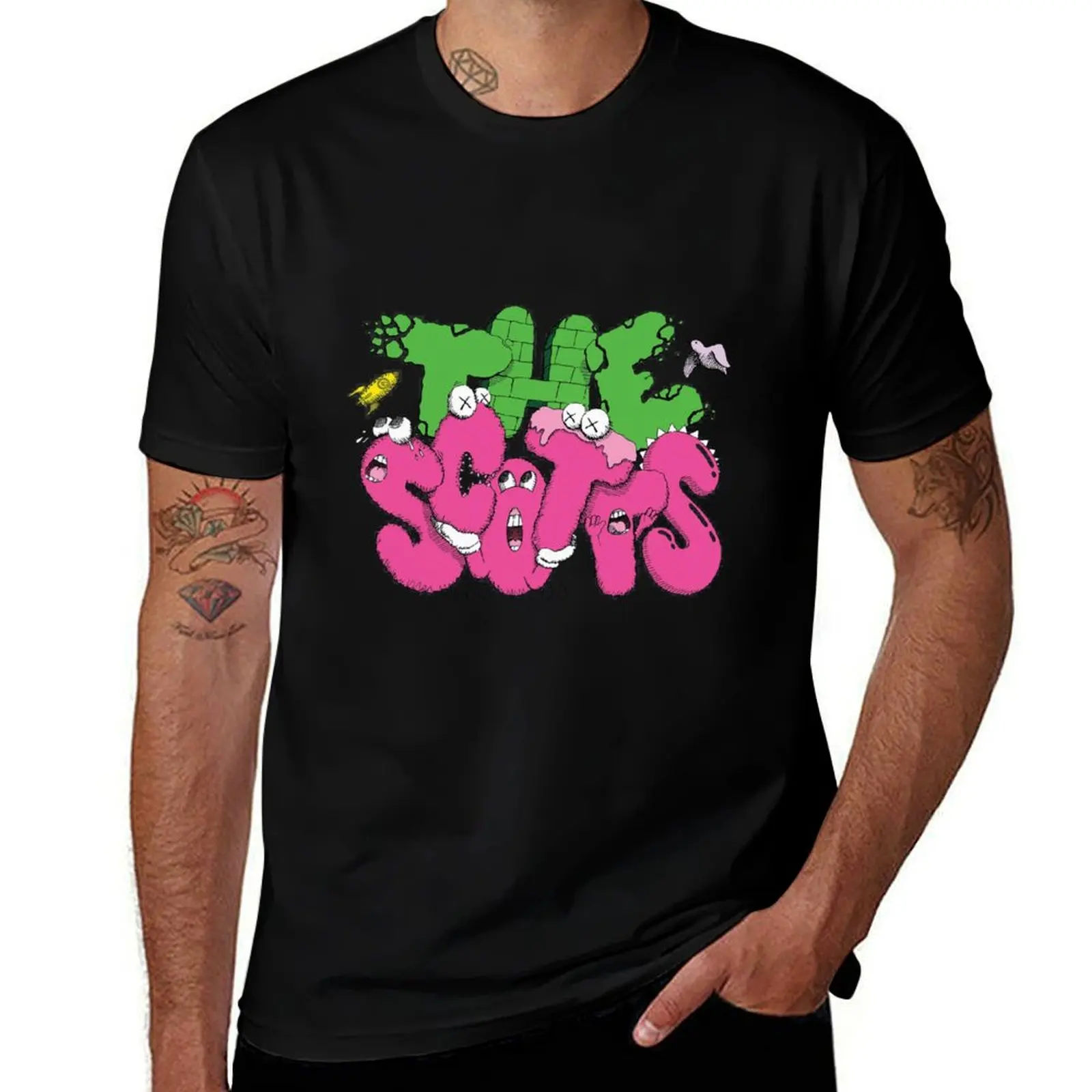 The Scotts T-Shirt Sports Casual Short Sleeve Cotton Tee T-Shirt