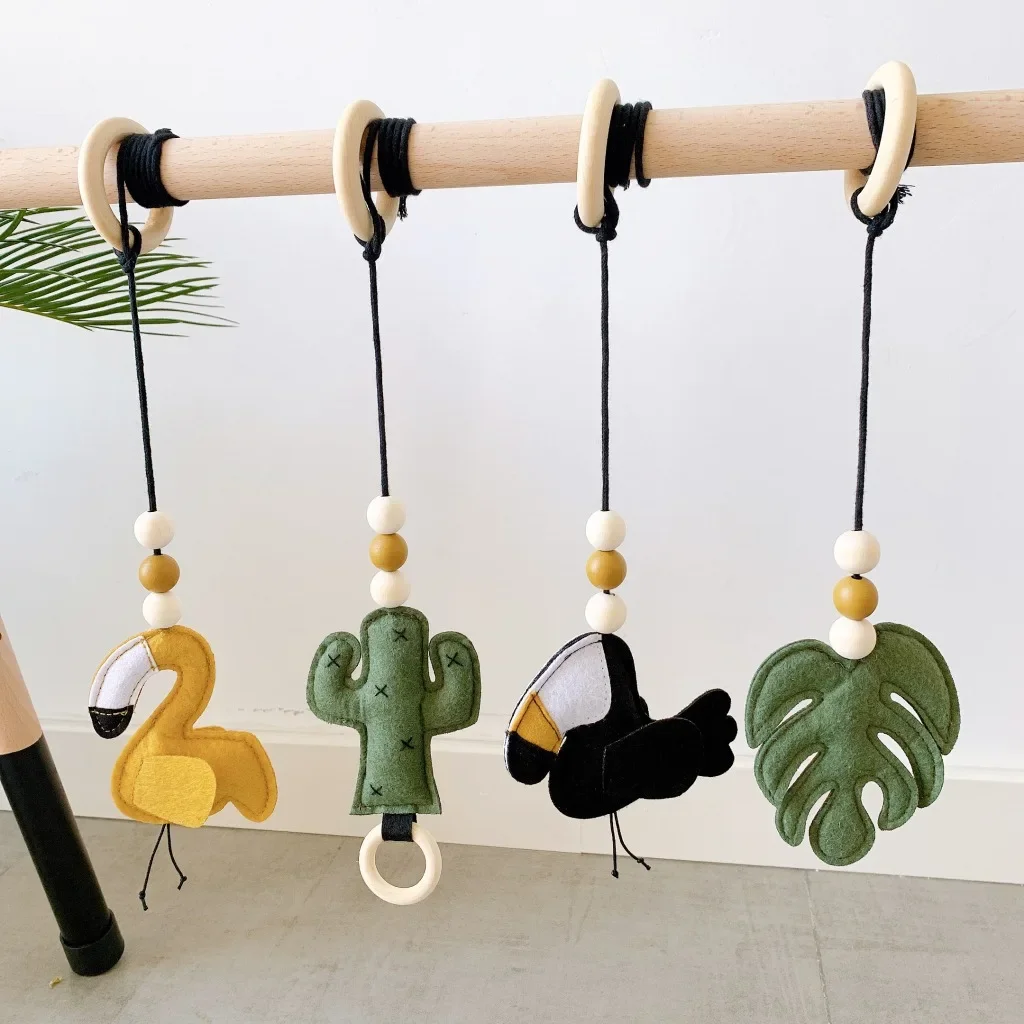 Gym Frame Activity Hanging Pendants Fitness Rack Decorations Stroller Ornaments Baby Gym Frame Toys Baby Sensory Toys For PLAY