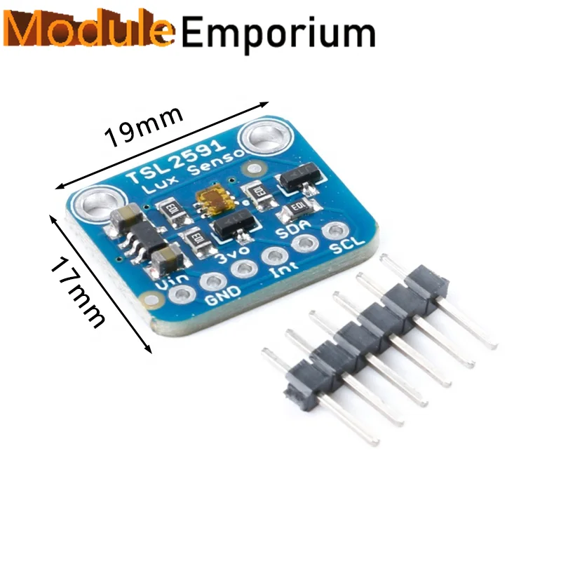 High Range Dynamic 3.3V 5V I2C Lux IR Digital Light Optical Sensor Module TSL2591