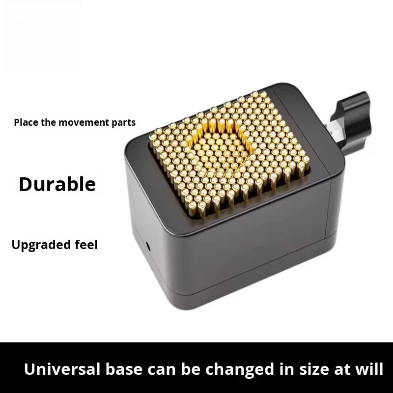 Universal Base Adjustable Size for Easy MovementMovement Holder for Assisting in Placing Movement Parts
