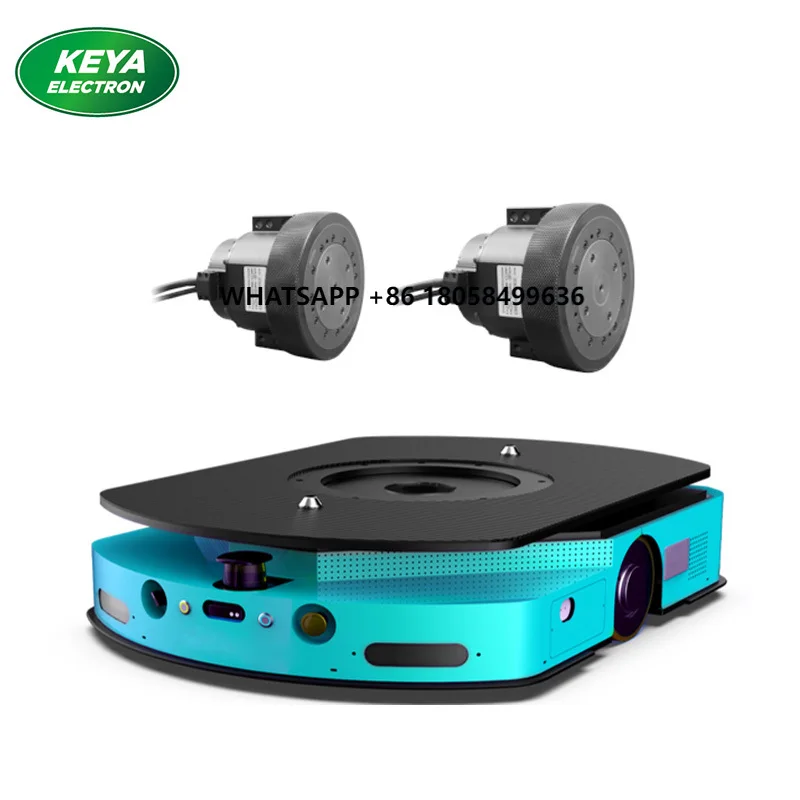 

Keya AGV AMR Встроенный комплект колес двигателя с контроллером энкодера Колесо из искусственной кожи Коробка передач «все в одном» для тяжелых условий эксплуатации 300–1500 кг