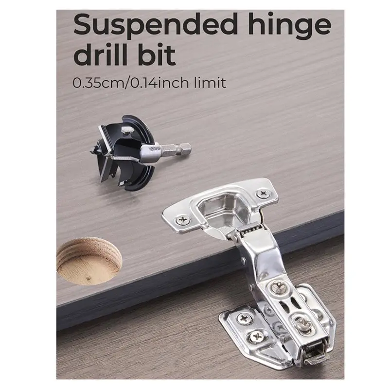 Abridor de agujeros A34R, abridor de agujeros para puerta de gabinete, perforador de agujeros de 35Mm, tablones de escritorio, bisagra de madera, localizador de perforadores