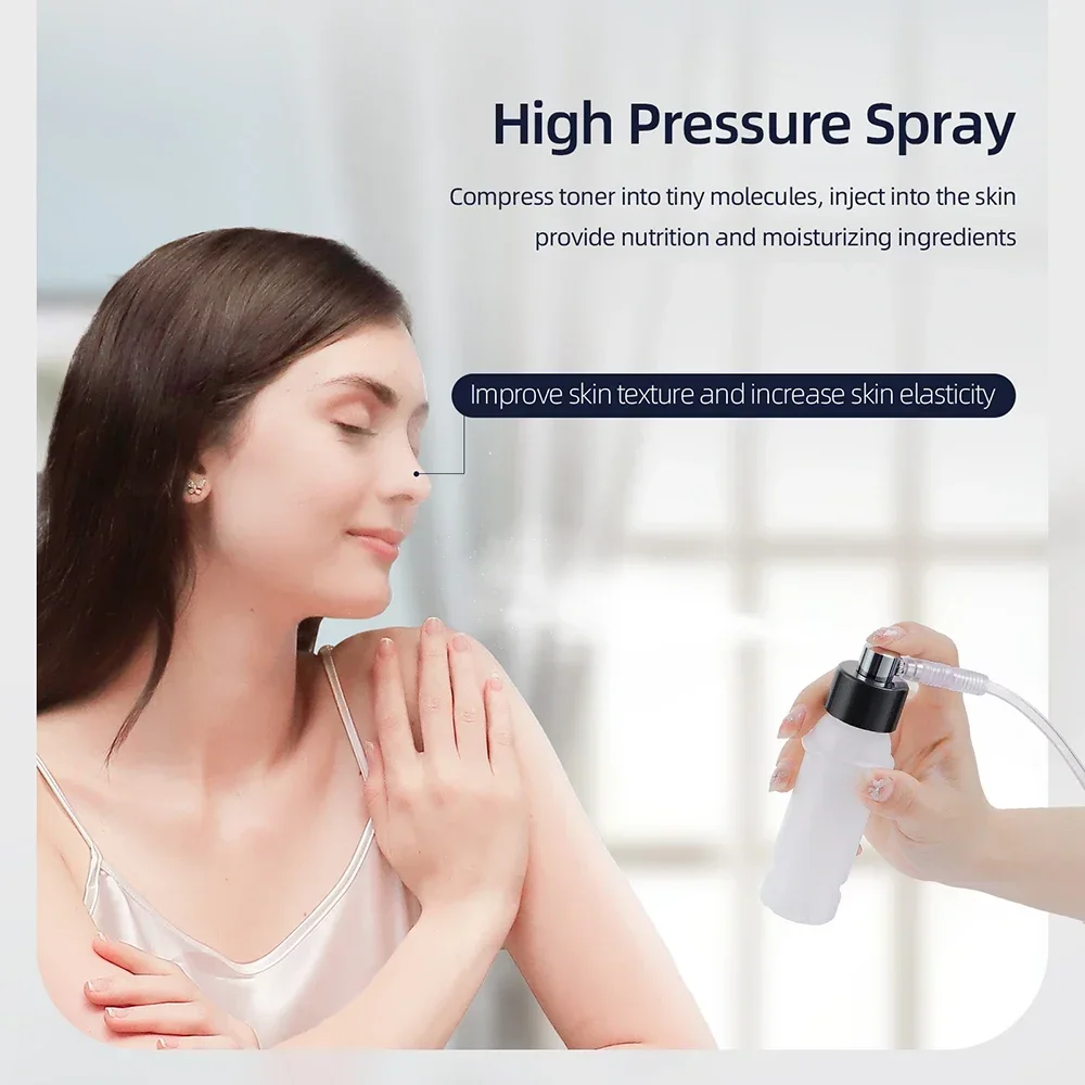 Macchina professionale per microdermoabrasione diamantata Uso domestico Esfoliazione del viso Strumento per la cura della pelle per la pulizia profonda del viso Peeling di bellezza