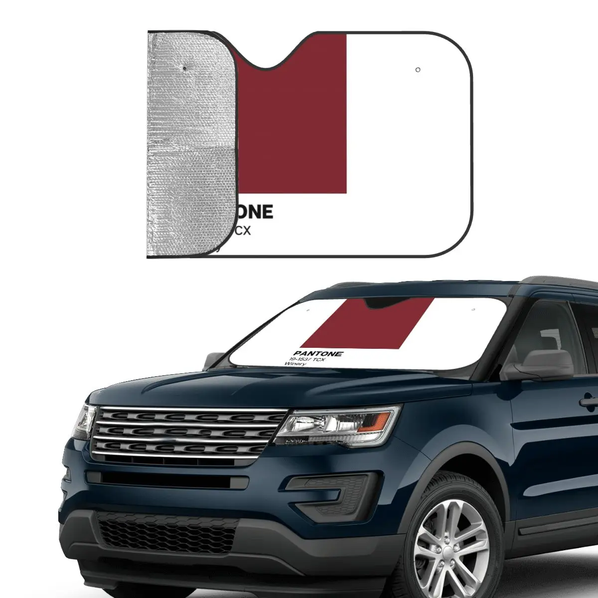 

Pantone Winery Солнцезащитный козырек на лобовое стекло автомобиля, переднее лобовое стекло, солнцезащитный козырек, аксессуары, чехлы