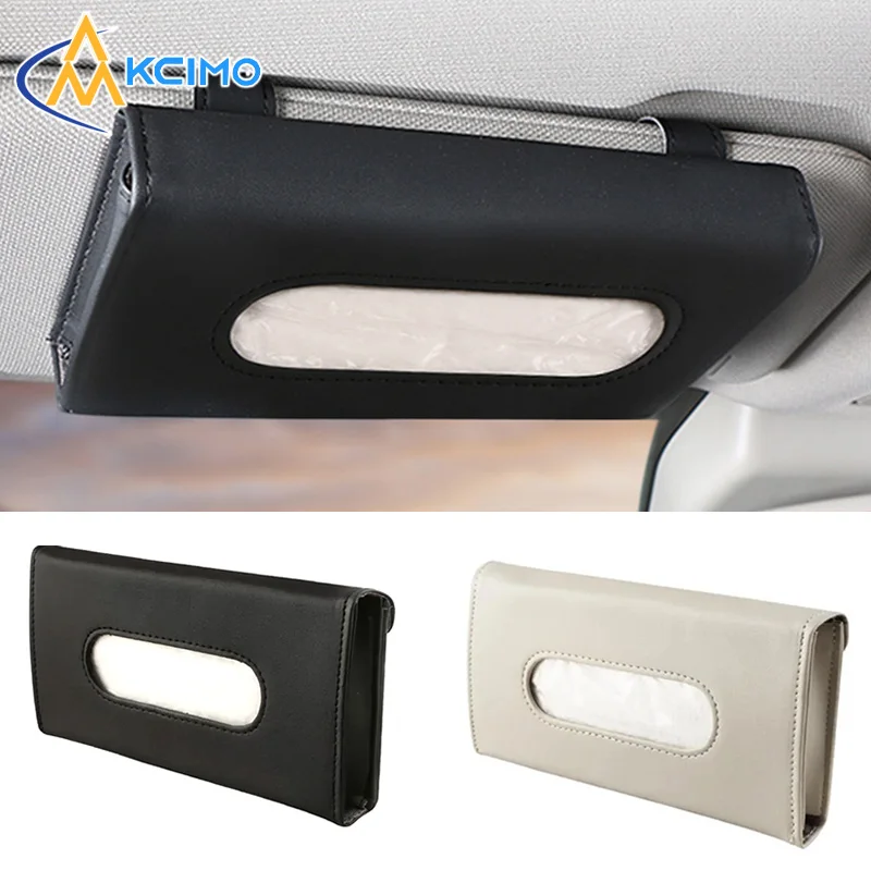 

Kcimo Car Tissue Box Towel Sets Car Sun Visor Tissue Box Holder Auto Interior Storage Decoration Car Decor Accessories