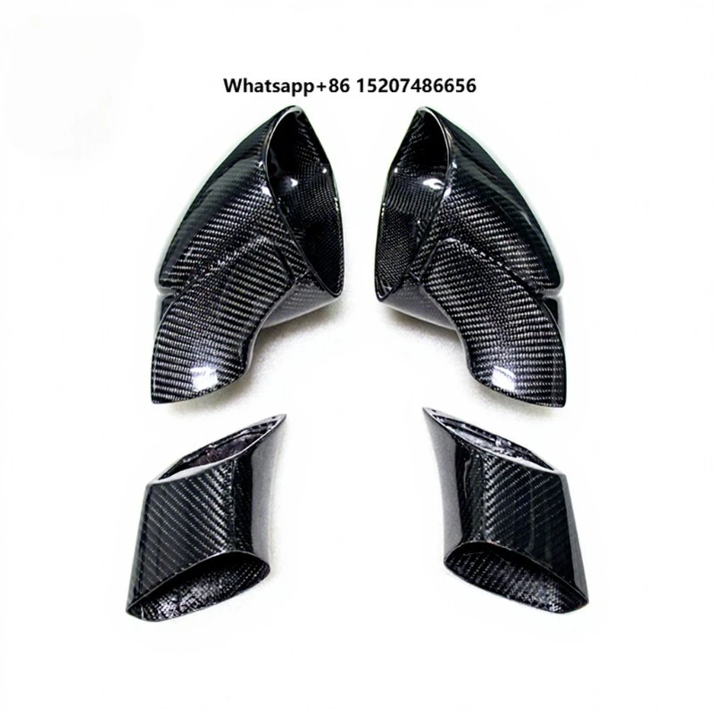 Car Exterior Accessories for 488 Dry Carbon Fiber Side Mirrors Cover for 488  Replacement Rearview Mirror Cover