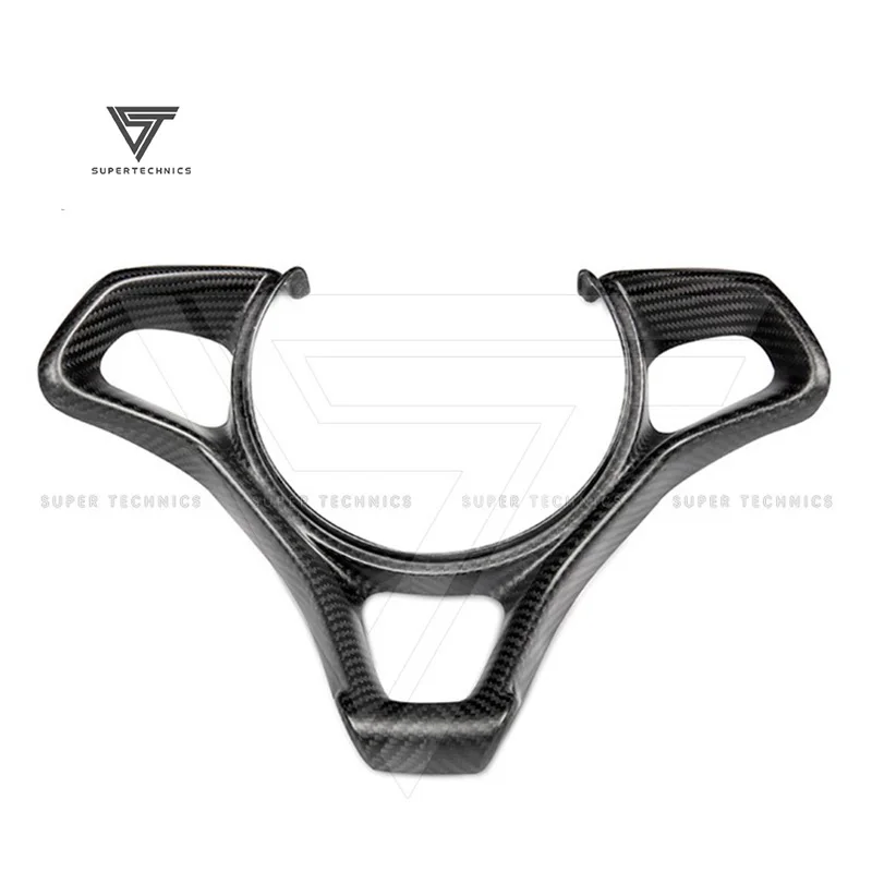 

Steering Wheel Cover for Mclaren 540C 570S 570GT 600LT Car Interior Carbon Fiber Customized