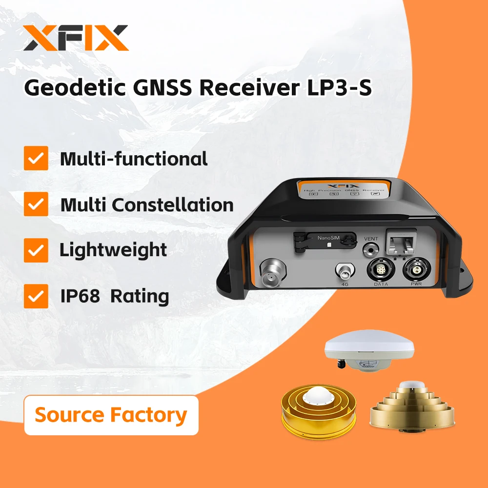 LP3-S GNSS Receiver 1408 Channels IP68 Rated