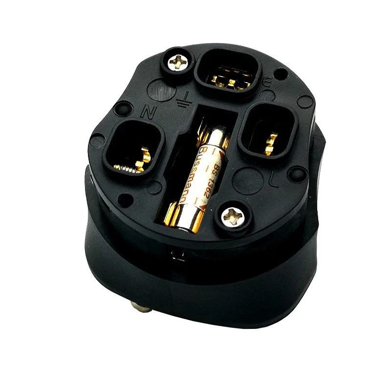 Adaptador de Audio HiFi Furutech Electric UK AC, FI-UK enchufe de alimentación, conector IEC chapado en oro/rodio
