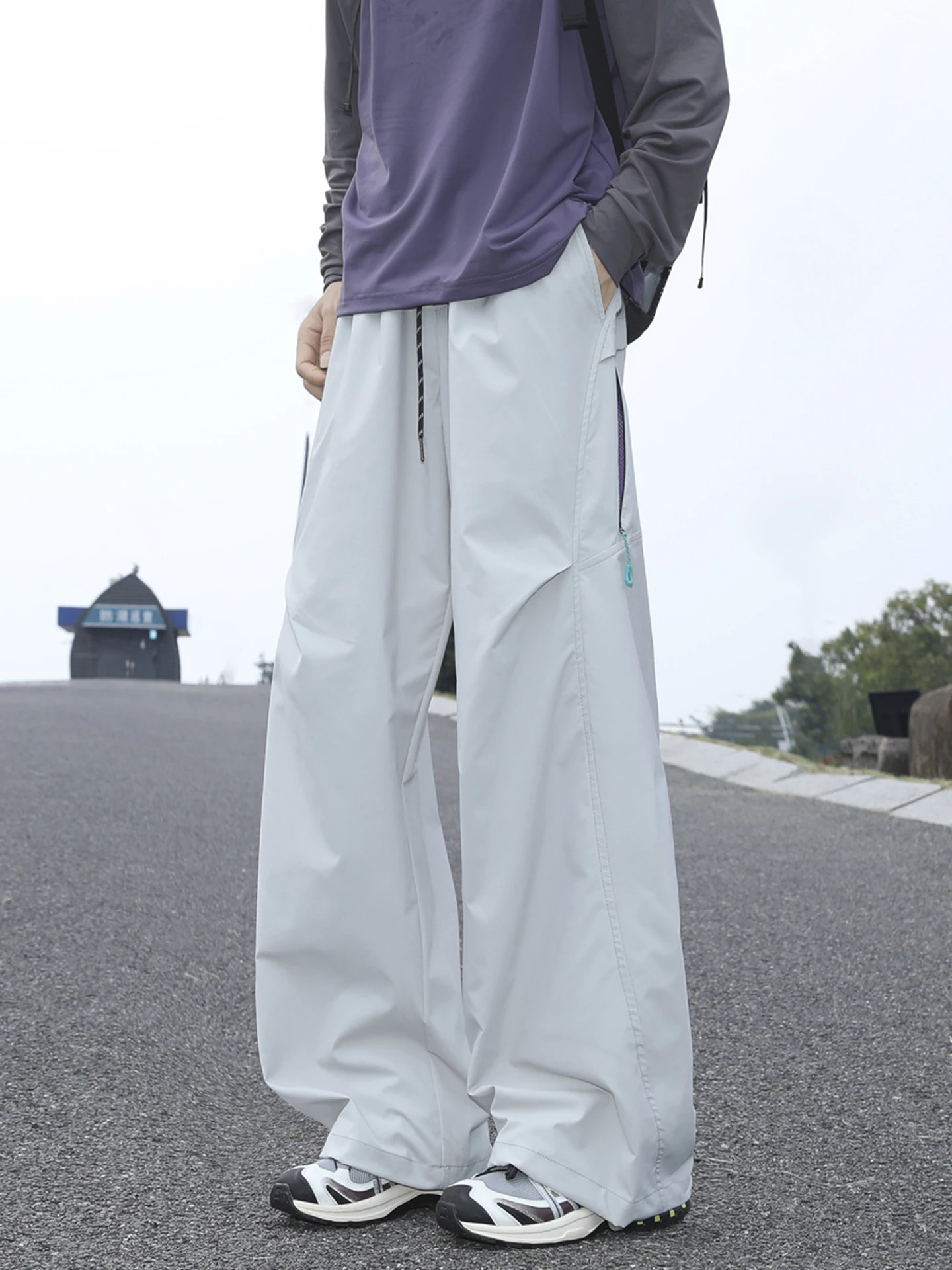 

Мужские повседневные брюки-карго American Sle, весенне-осенние, для активного отдыха, свободные, прямые, длинные, водонепроницаемые, модные