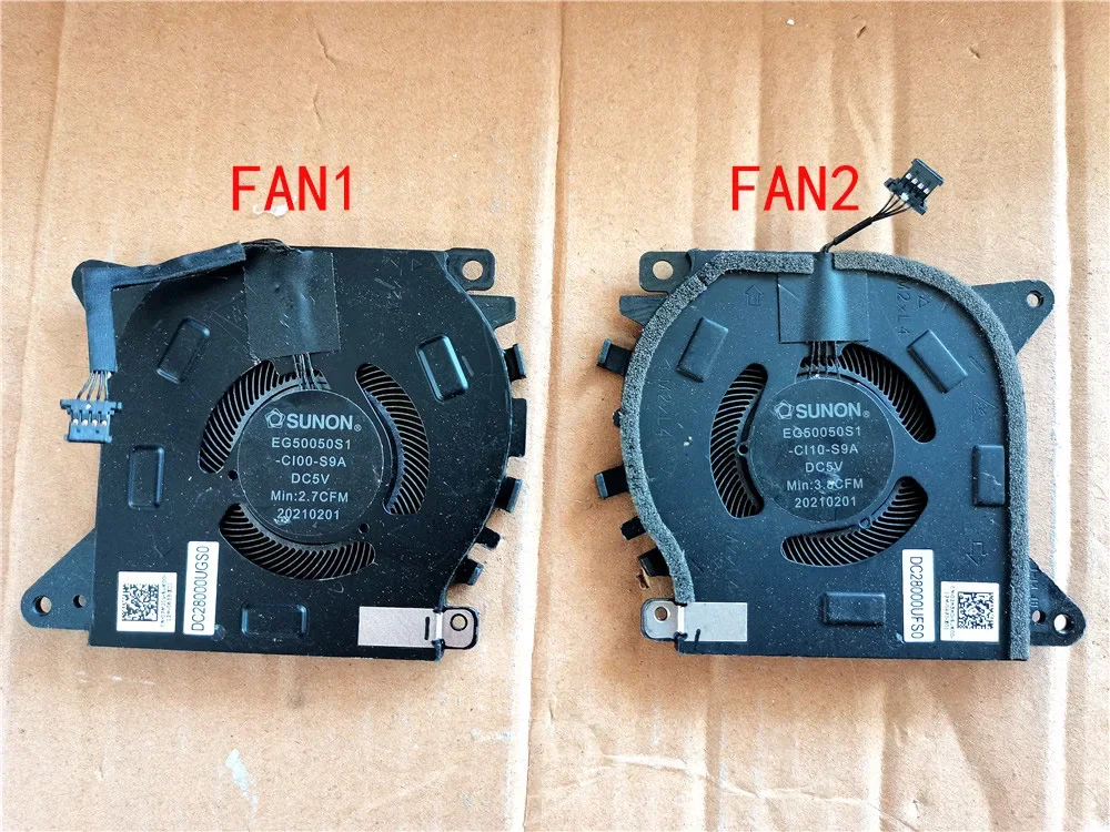 

FAN for DELL Alienware X15 R1 EG50050S1-CI00-S9A DC28000UGS0 7M2CV EG50050S1-CI10-S9A DC28000UFS0 2H5HD 5V