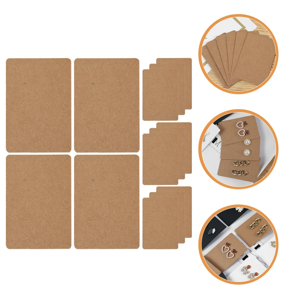 

100Pcs Hanging Earring Cards Vintage Style Jewelry Wrapping Cards for Displaying Anklets Bracelets and DIY Accessories