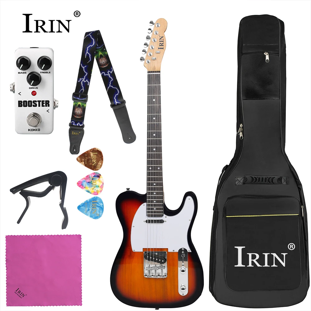 

IRIN 6 String Electric Guitar Campus Student Rock Band Electric Guitar Equipped Necessary with Effector Straps