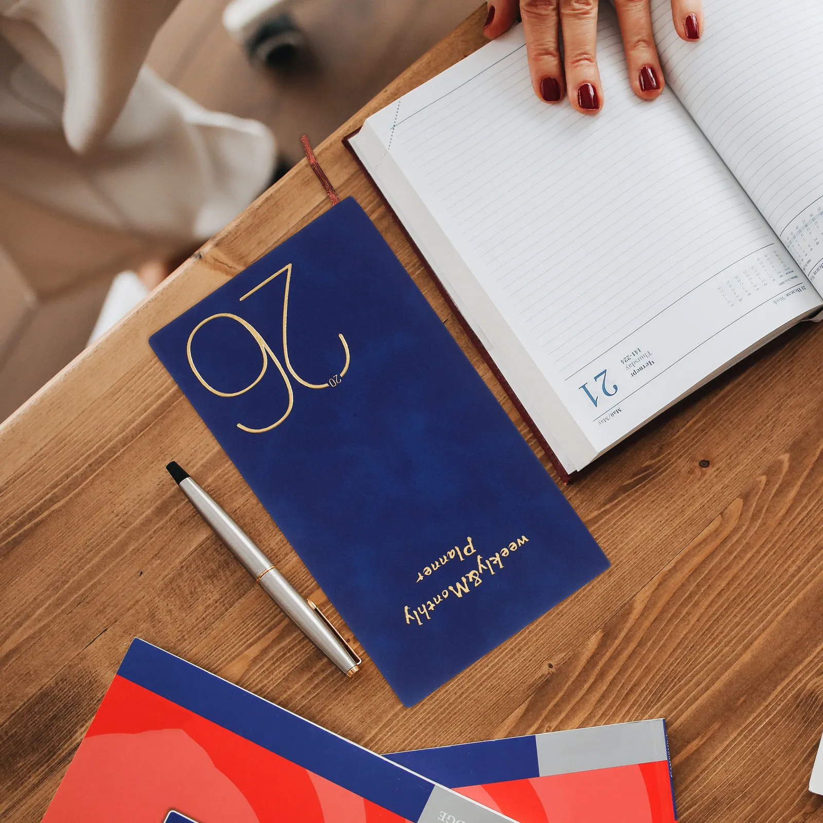 A6 Compact Daily Planner Notepad 2026 Whole Year Planning Pages Pocket Size Thick Paper Office Supplies Desk Planner Goal