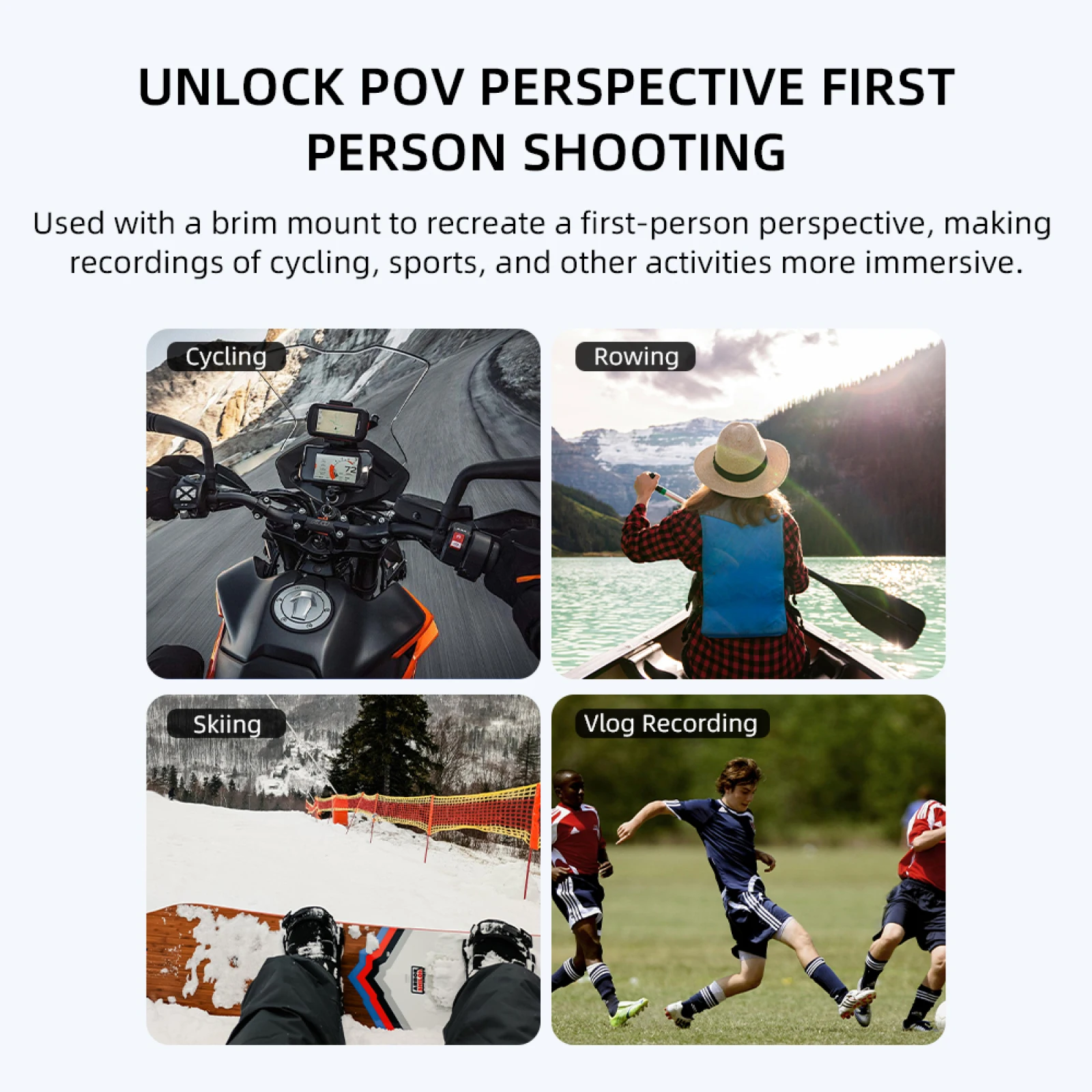 

Hat Brim Clip for Insta360 GO Ultra,Brim Easy Clip Clamp Protective Fixed Bezel Baseball Cap Clip Mount, First-Person View Mount