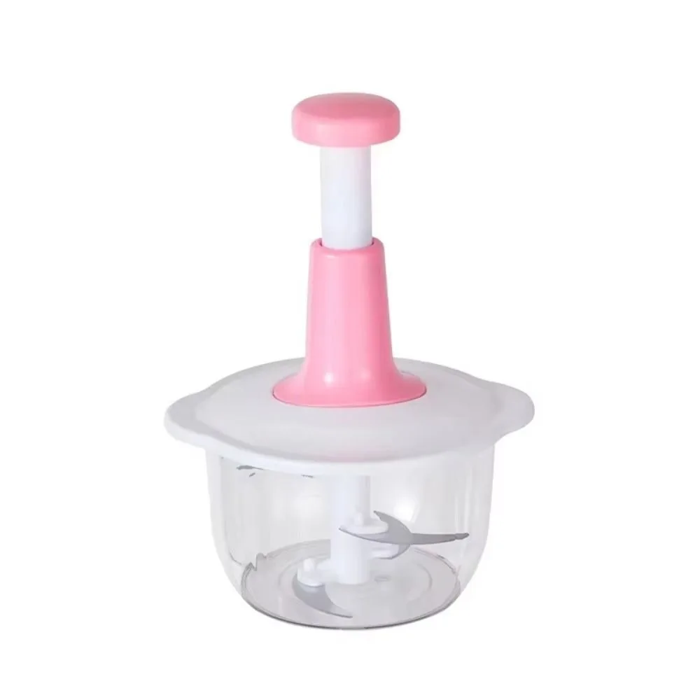 

Multi-functional Vegetable Mincer Manual Press Plastic Special Ingredients Mixer Convenient Removable Garlic Mincing Machine