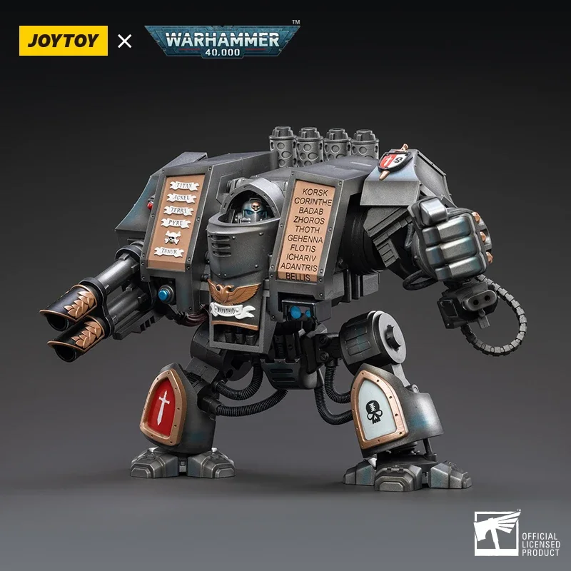 Stock Original JOYTOY WARHAMMER 40K Space Marines Grey Knights Venerable Dreadnought Robot Action Model Art Collection Toy Gift