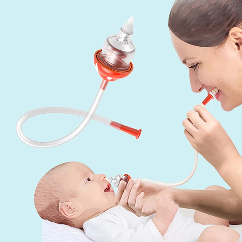 1PC Baby Nasal Suction Snot Cleaner Baby Mouth Suction Catheter Children Nasal Aspirator Cleansing Sucker Nose Cleaning Tool