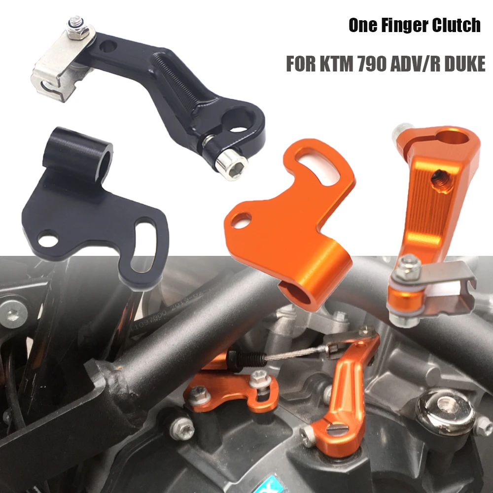 

For 890 790 Adventure ADV 2020-2021 CNC Aluminum Motorcycle One Finger Clutch Lever Clutch Arm Orange