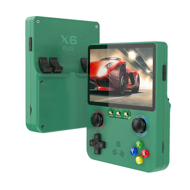 

Стабильная игровая консоль Performance-X6 Plus в стиле ретро 4,0-дюймовый IPS-экран Портативный портативный игровой плеер 20000+ игр Портативная игра