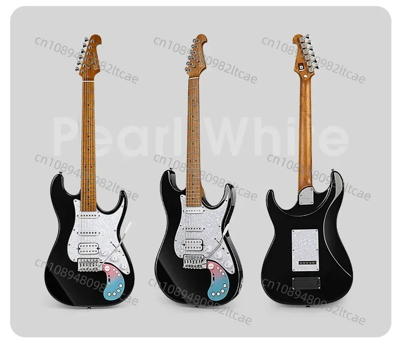 High Quality Bc Rich Electric Guitar  Wholesale Customized Logo Size Glossy 6 Strings Pedal  Electric Guitar with Effect