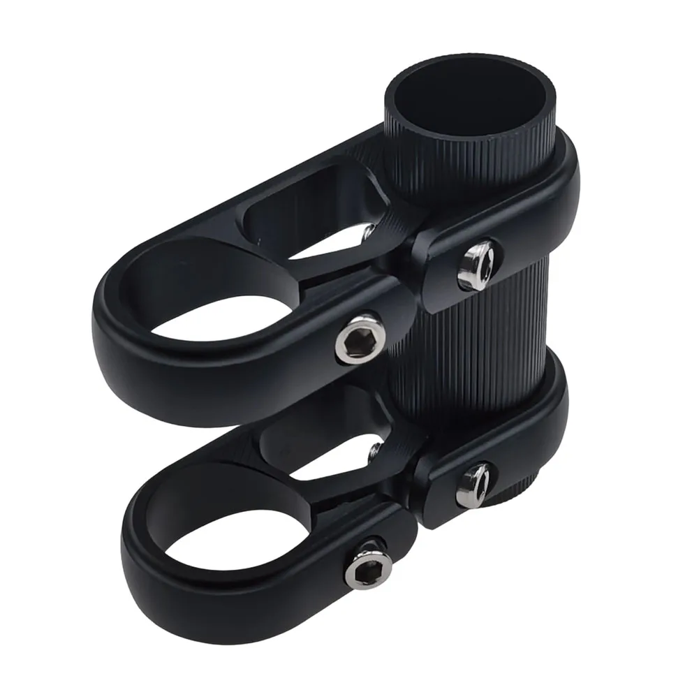 

For 25.4mm Straight Handlebars Adjustable 25.4mm Handlebar Riser Double Clamping Structure Increased Stability