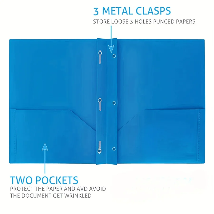 

Папка с карманами и зубцами, 1/2 шт., яркие цвета, папки с зубцами, папки с застежками, 2 карманные папки