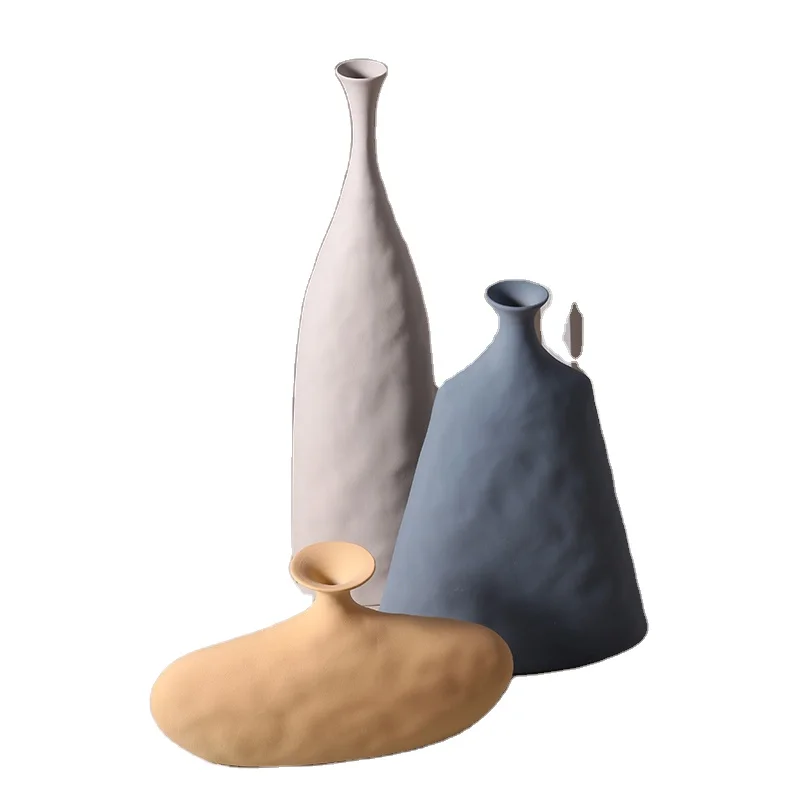 Nordic style simple home decoration blank art vase