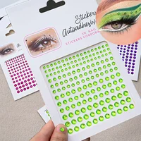 1Pcs Face Diamond Gem Sticker 5D Colorful Rhinestone Tattoo Stickers Fo Festival Nail Body Makeup Bling Jewelry DIY Face Sticker 3
