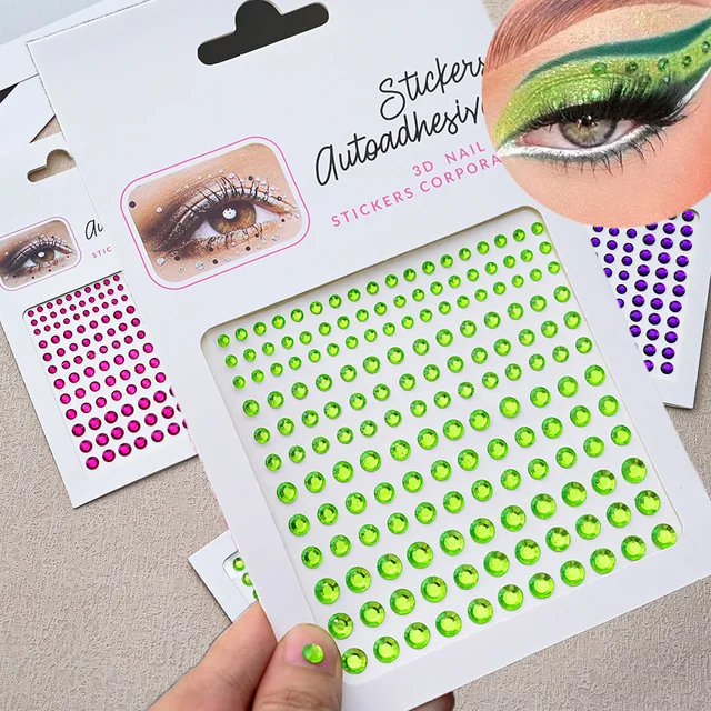 1Pcs Face Diamond Gem Sticker 5D Colorful Rhinestone Tattoo Stickers Fo Festival Nail Body Makeup Bling Jewelry DIY Face Sticker 3 1Pcs Face Diamond Gem Sticker 5D Colorful Rhinestone Tattoo Stickers Fo Festival Nail Body Makeup Bling Jewelry DIY Face Sticker 3