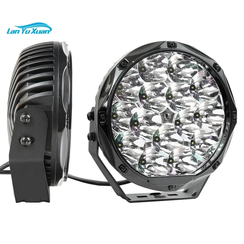 

Super Bright High Power 20000lm Waterproof Car IP68 IP69K 1LUX@1400M 7 inch 8.5 inch Round Offroad Truck Spot Led Driving Lights