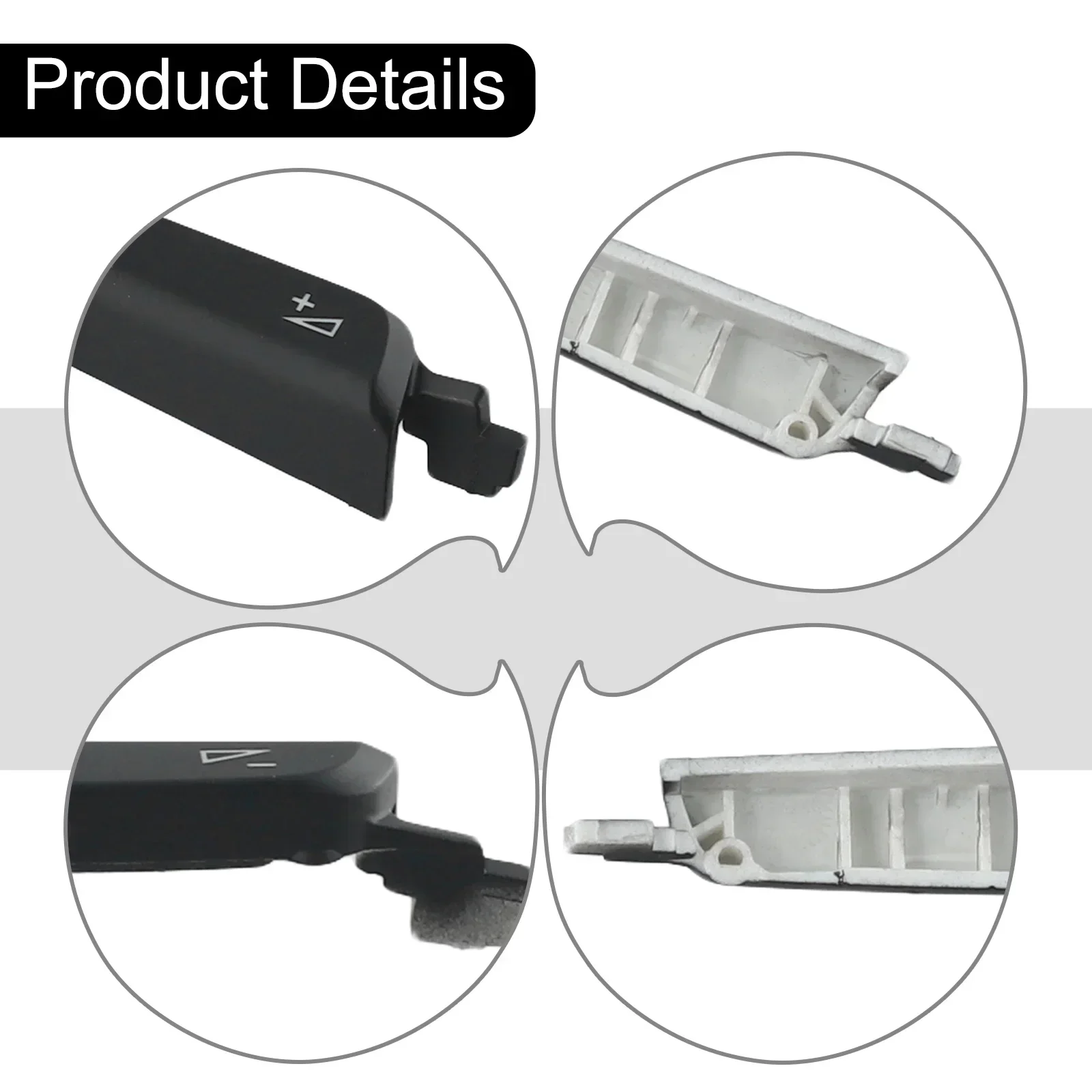 

0 0 000 0 0 1 Pc Car Steering Wheel Volume Switch Button For Golf 7 7.5 For GTD R GTS 2017-20 Volume Witch Button Cover