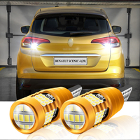 LED Backup Light For Renault Megane Scenic 4 J9 Fluence Saloon White Strobe Flash Reversing Bulb Lamp Car Accessories 60SMD 2PCS