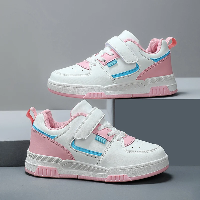 

7-13 Years Boy Fashion Autumn Leather for Kids Casual Sneakers Walking Shoe Children Boys Shoes School Sports Children's Running