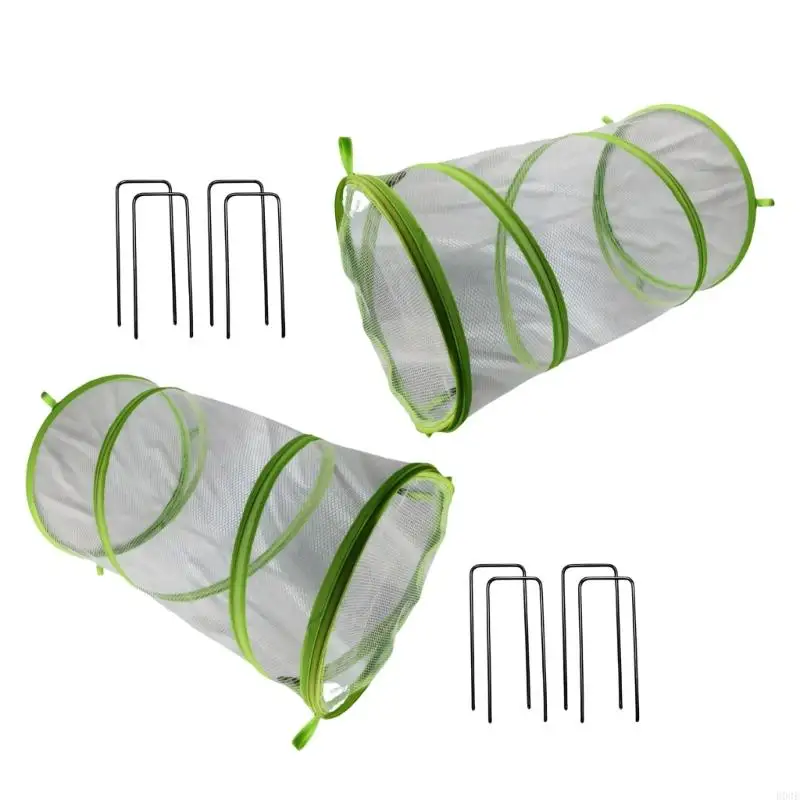 Runde, gesicherte Pflanzenschutzabdeckung, flexible Sichtschutz-Gartenbarriere für die Vegetation Freien B03E – Detail 8