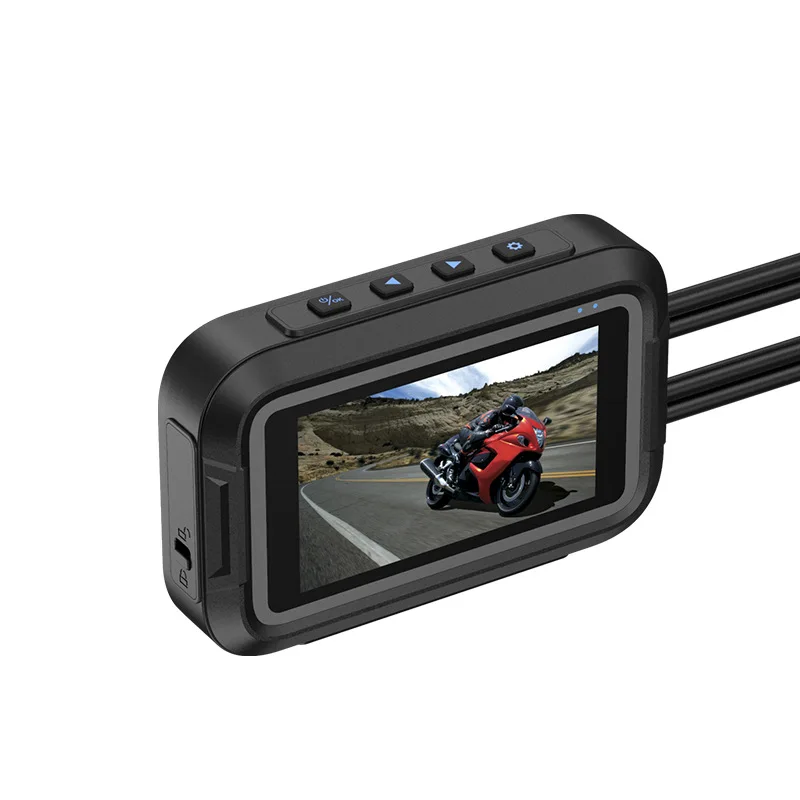 motorcycle DVR Dash Cam GPS+1080P Full HD Parking monitoring Front Rear View Waterproof Motorcycle Camera GPS Logger Recorder