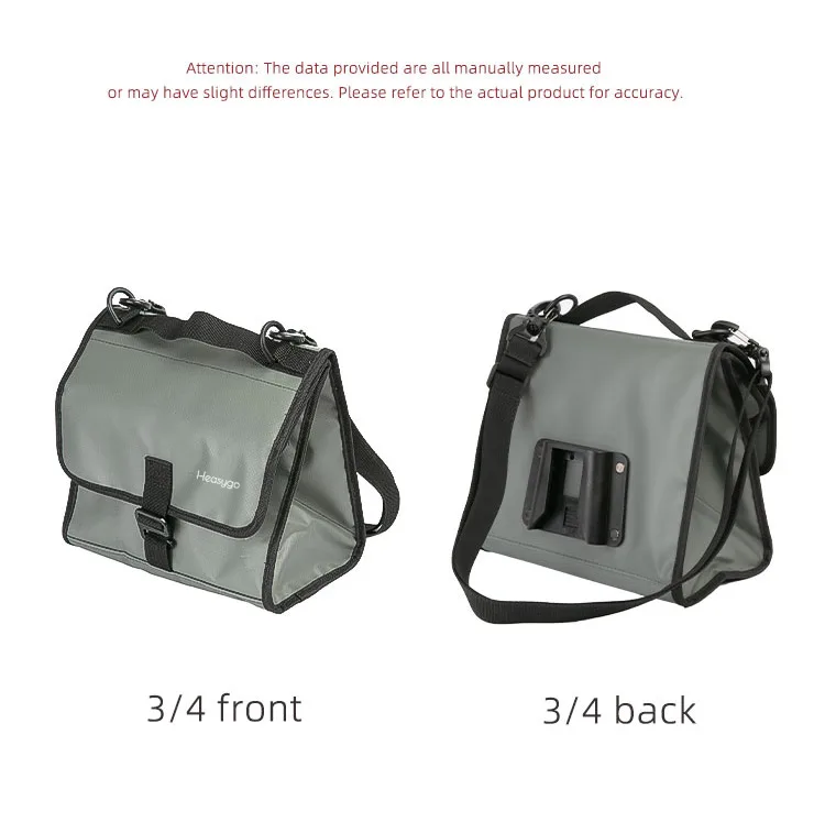 Heasygo 2505 Fahrrad-Lenkertasche mit Schnellverschluss für Brompton Vorderrohrkorb, Isoliertasche, Rahmenmontage mit Schweinenasenverschluss – Detail 5