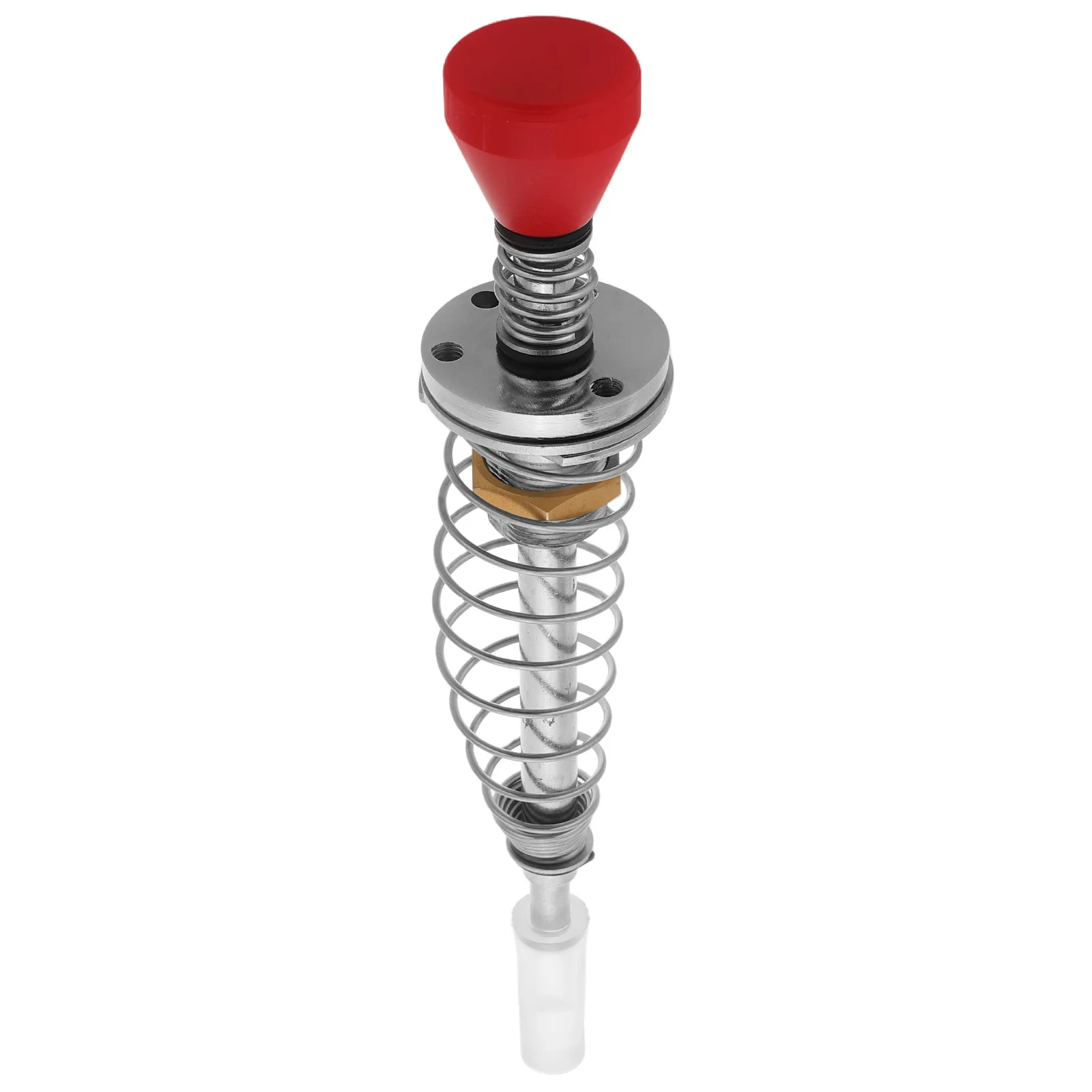 

Alloy Head Pinball Machine Lever Large Rod Red Head Silver Spring Shooter Handle Steel Arcade Game Parts Tie for Arcade