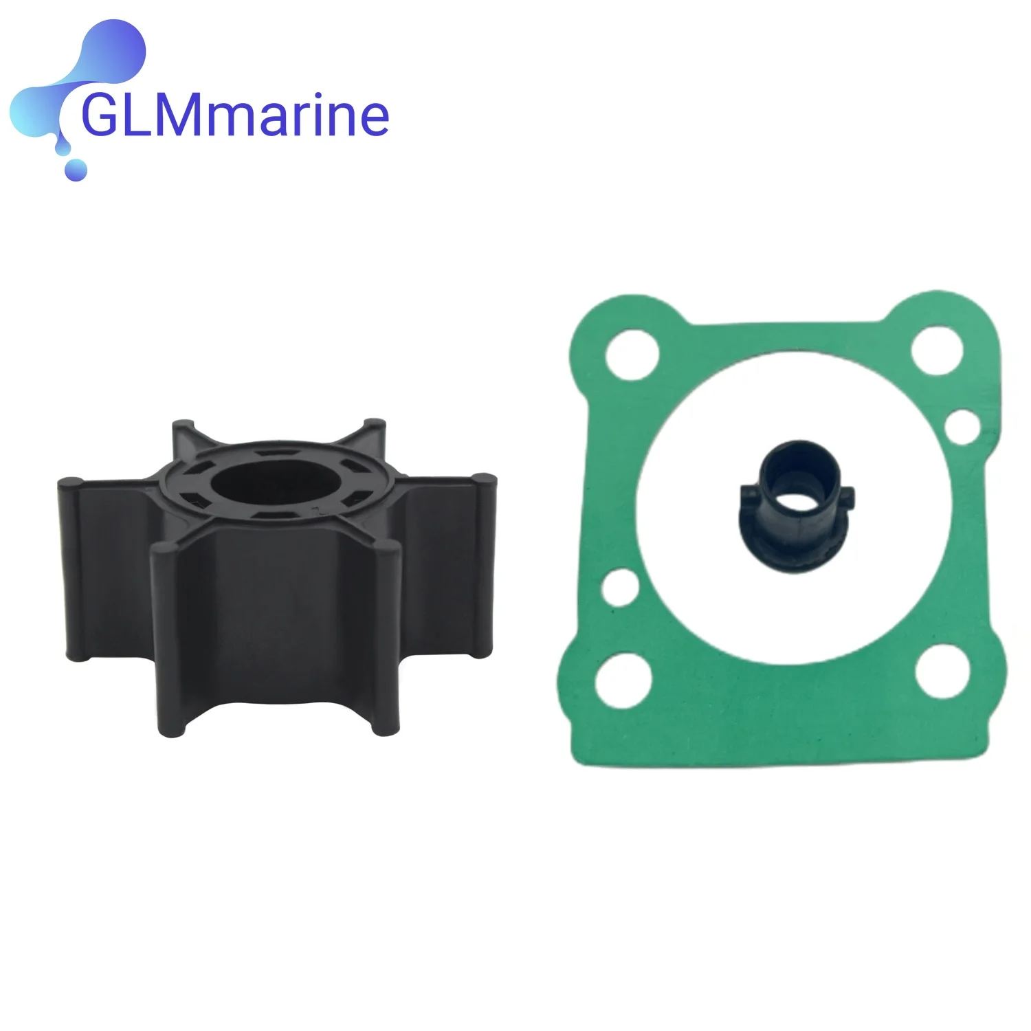 Outboard Impeller Service Parts Kit Fits for Yamaha Marine 2-Stroke 6 8 HP Cooling System Motor Replaces 6G1-44352-00 18-3066