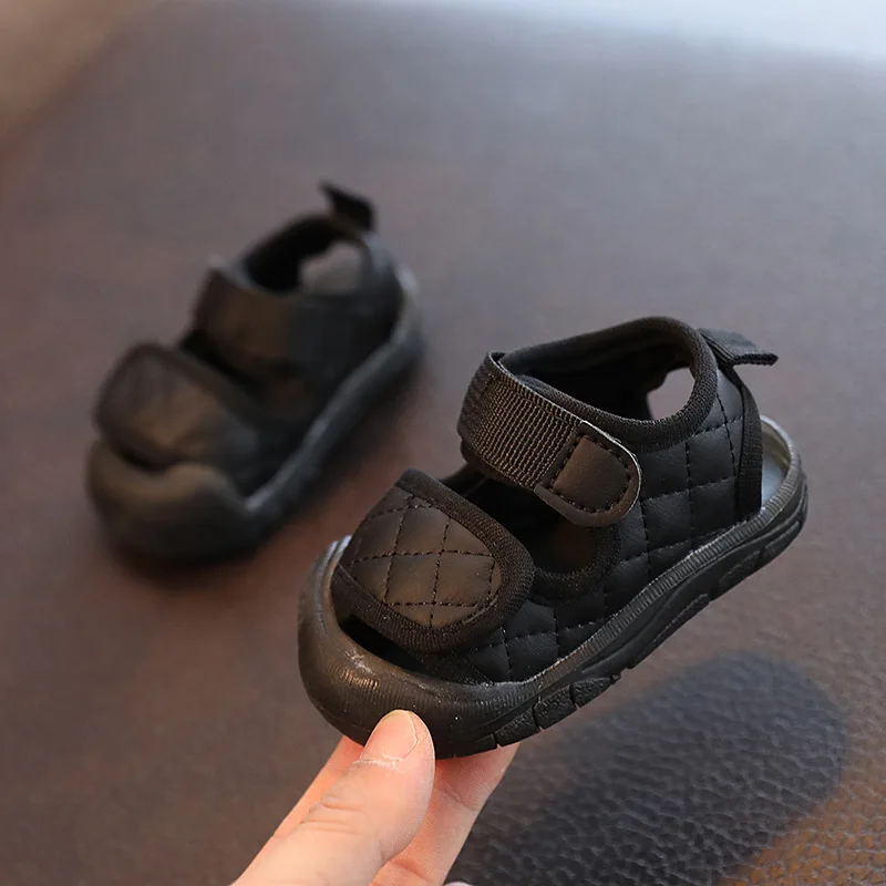 Simple Baby Sandal Fashion Walking Shoe 2025 Summer Soft Soled Anti Slip Girl Shoes Simple Boy Shoes Lightweight Baby Beach Shoe