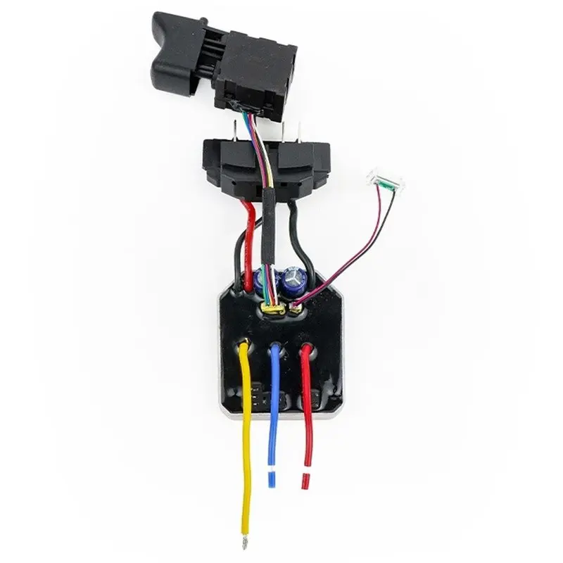 AT19-For Dayi 2106 Compatible Brushless Angle Grinder Control Board With Switch Lights Polishing Grinding Tool Accessories 1Pc