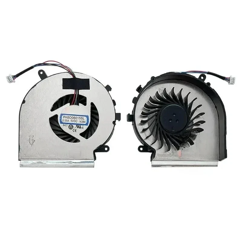Laptop CPU+GPU Cooling Fan 3-Wire for MSI GE62 GE72 PE60 PE70 GL62 GL72 Compatible Part Number:  PAAD06015SL