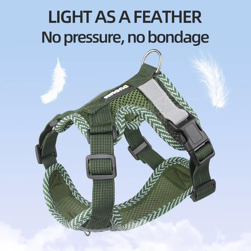 New Dog Chest Strap Dopamine Pet Chest Strap Reflective and Breathable Pet Traction Rope Pet Supplies