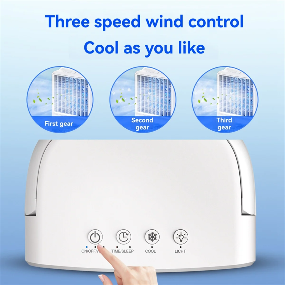 مروحة تكييف الهواء، مبرد الهواء المحمول، مروحة صامتة صغيرة، مروحة تكييف الهواء أ