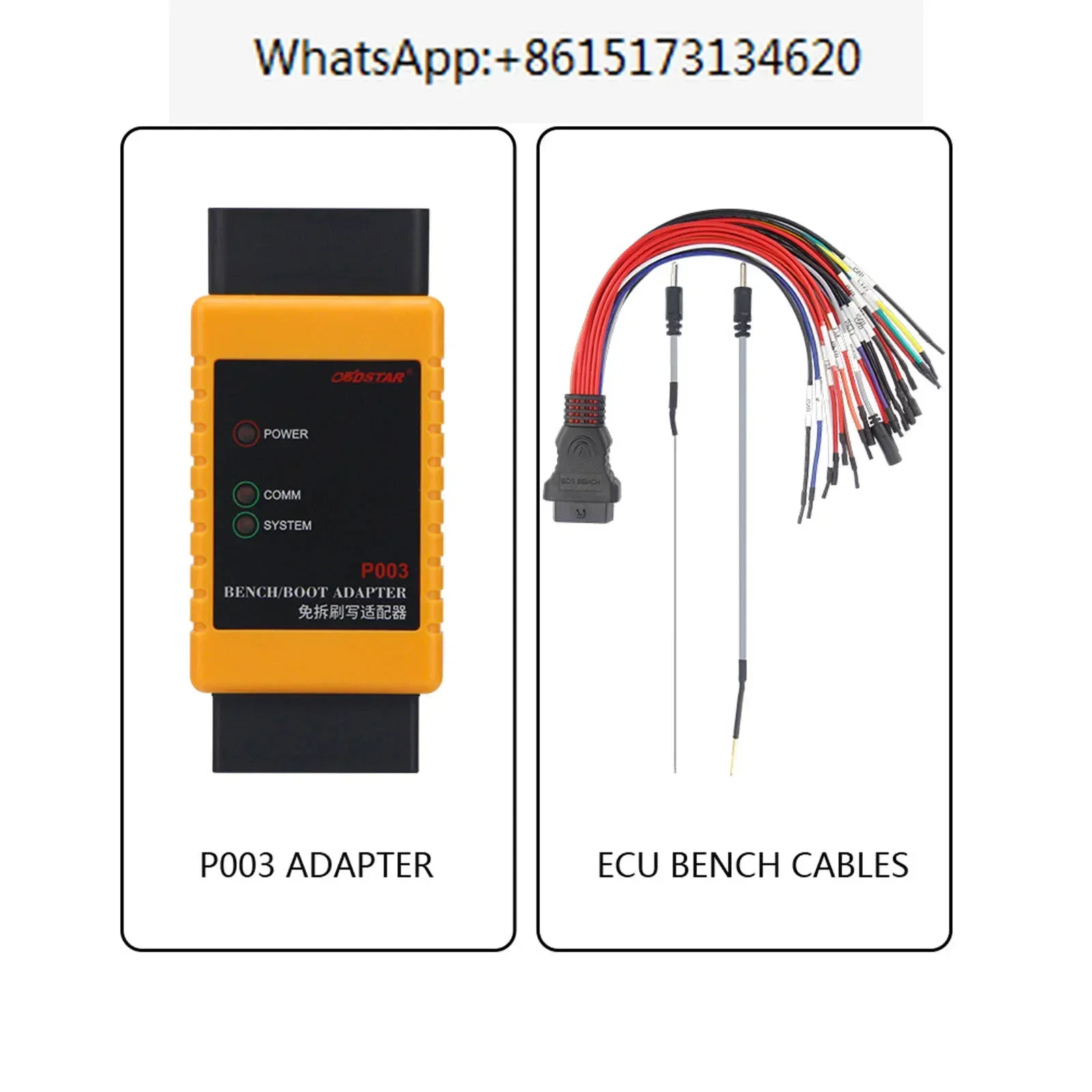 OBDSTAR P003 Adapter with ECU Bench Cables for OBDSTAR X300 DP/ X300 DP PLUS/ DC706/ Key Master DP