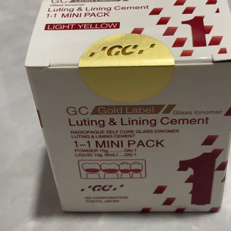 

Dental Materials Fuji Glass Ionomer Cement Powder 35g/Liquid 25g Porcelain Fused Metal Teeth Adhesive Crown All Ceramic Veneer