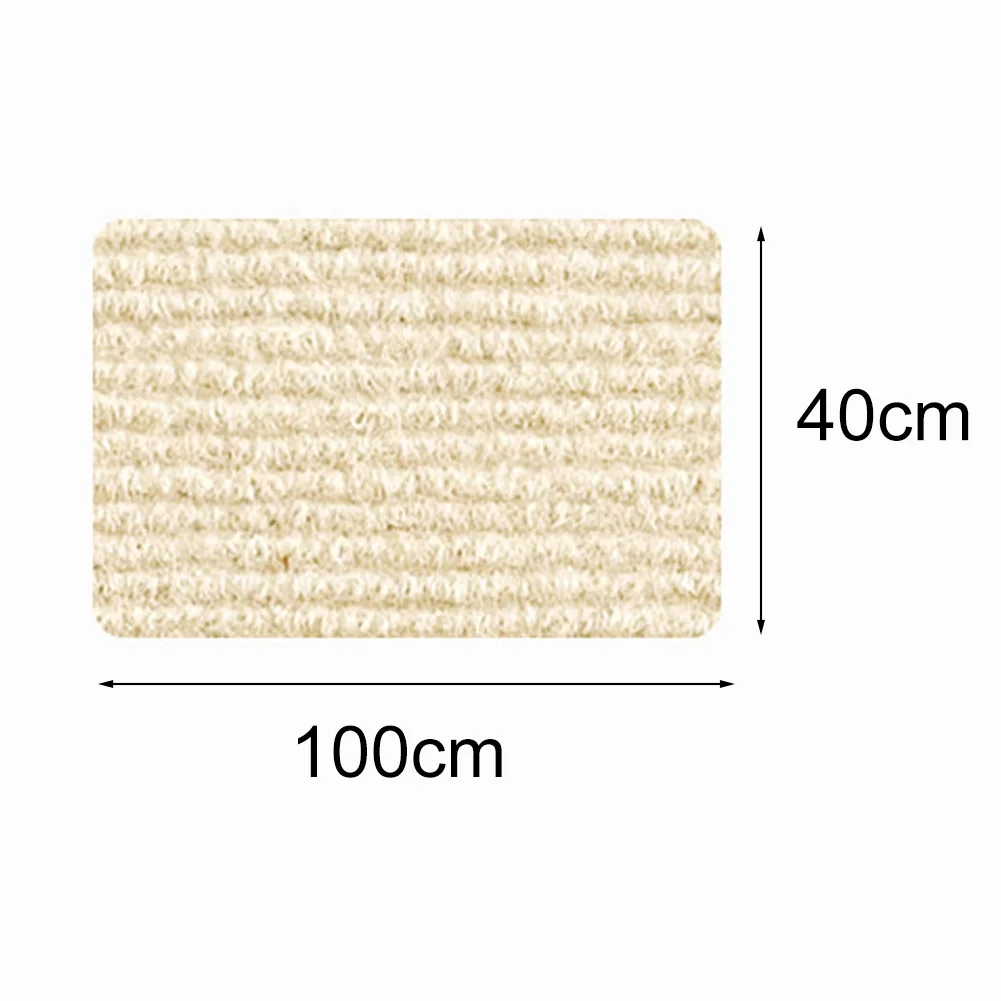 1 Pcs 40*100cm Cuttable Cat Scratch Mat Self-adhesive Carpet Cats Scratch Board Wall DIY Cat Accessories
