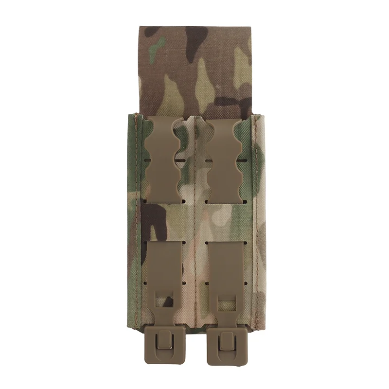556 Flip Double Mag Pouch Magnetic Closure MOLLE Mount Field Use Hunting Outdoor Shooting Gear Utility Carrier